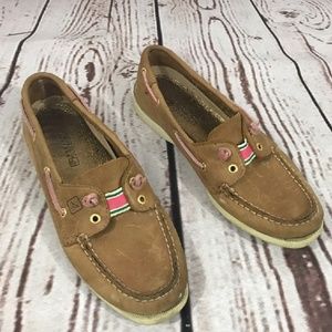 Sperry leather boat shoes 8